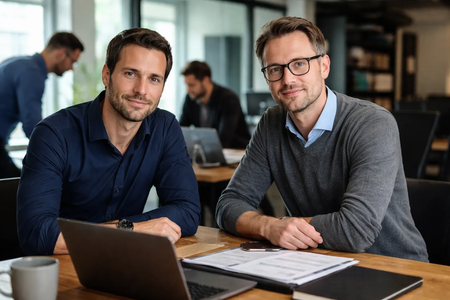Sentinel team in a calm office setting